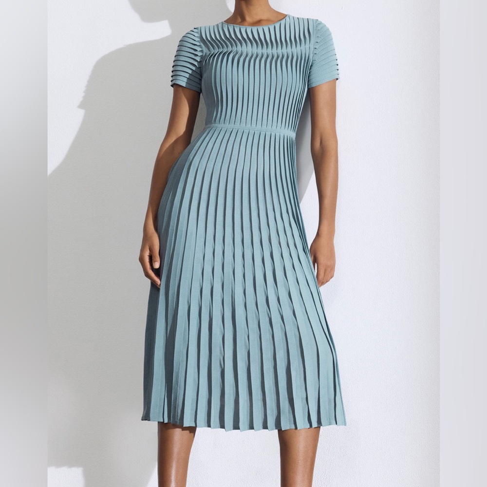 The Fold London Allegra Pleated Dress
